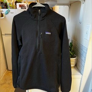 Black Patagonia Sweater® 1/4-Zip Fleece
